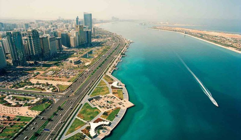 The Abu Dhabi Corniche