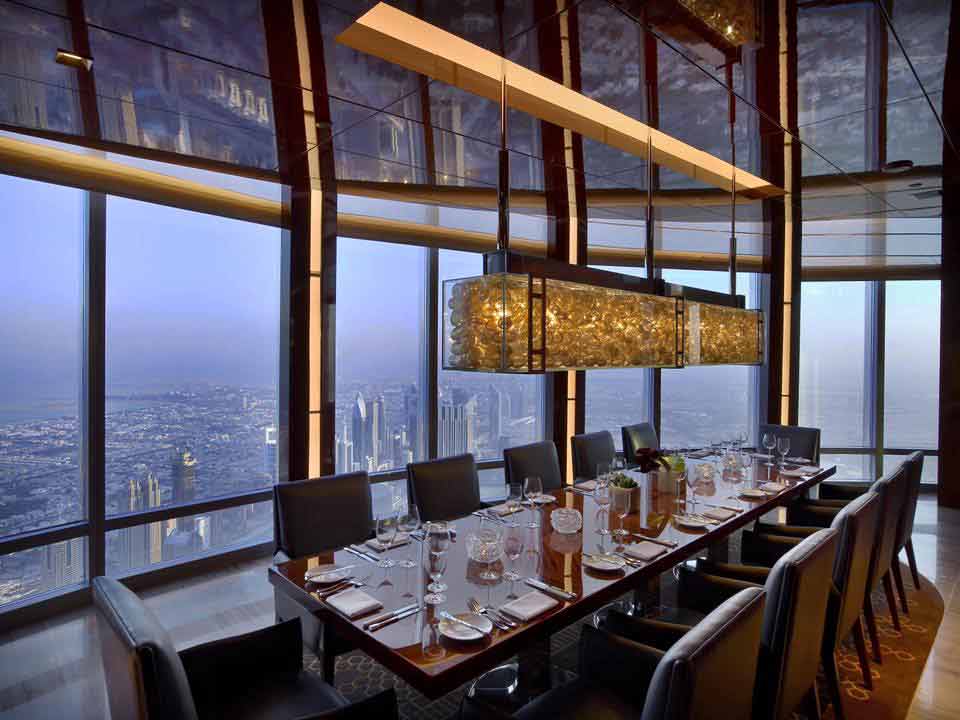 At.mosphere Restaurant with View Of Dubai At Burj Khalifa