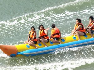 Banana Boat ride in Musandam Dibba Tour