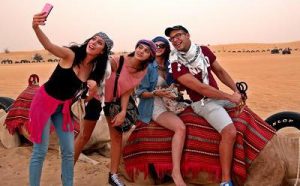 Dress code in Dubai Desert safari images and photos