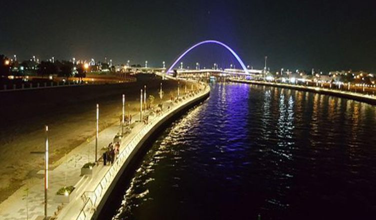 Dubai water canal view