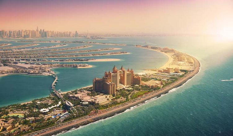 Palm Island in Dubai