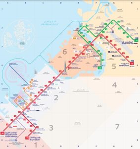 Dubai Metro Map