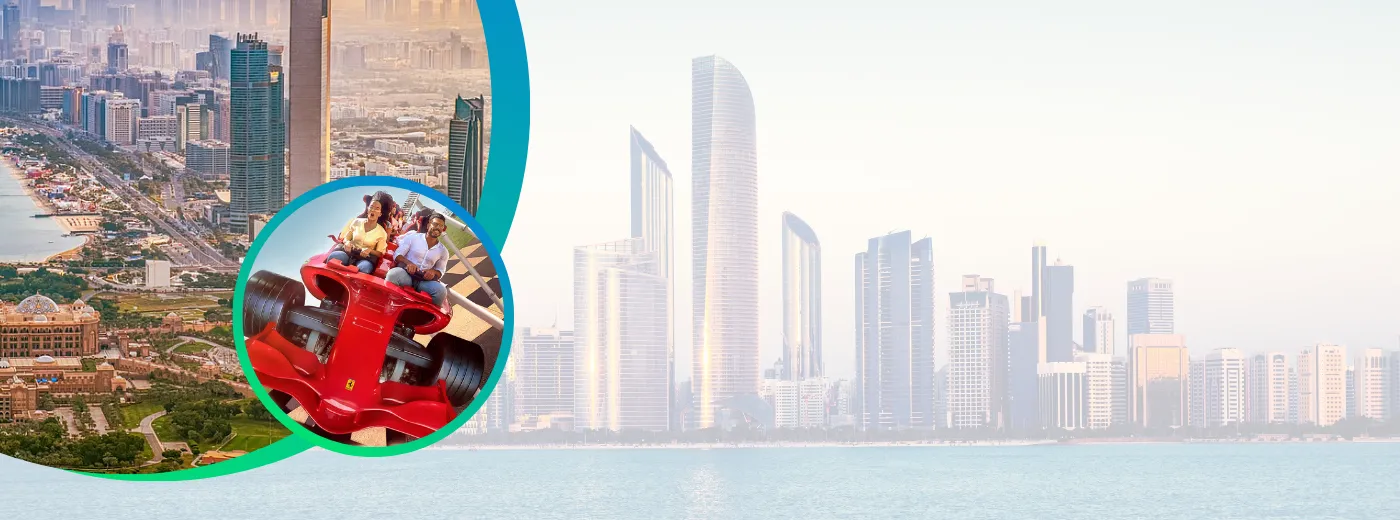 Abu Dhabi City Tour With Ferrari World Banner
