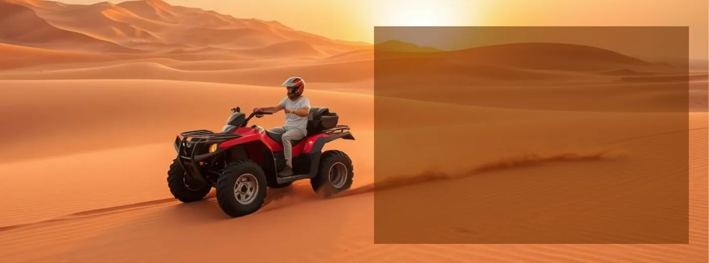 Desert Safari with Quad Biking Tour Banner